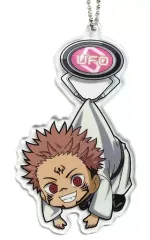【中古】雑貨 両面宿儺 UFOつままれアクリルキーチェーンマスコット 「呪術廻戦」