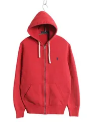 【お得なクーポン配布中!】 ポロ ラルフローレン フルジップ スウェット フード パーカー レディース M メンズ S 程/ トレーナー 裏起毛 ヘビーウェイト ワンポイント