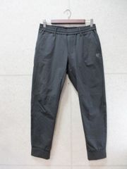 MASTER BUNNY マスターバニー パンツ ウエストゴム ロゴプリント ゴルフウェア 無地 ブラック 3サイズ