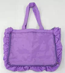 【中古】雑貨 ラベンダー キャリーオンバッグ A3フリルデザイン 痛バッグ用トートバッグ