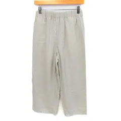 アースミュージックアンドエコロジー ワイドパンツ 未使用 ブランド ボトムス レディース Fサイズ グレー earth music&ecology