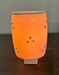 Woody アロマランプ　コンセントタイプ　ブルー (アロマオイル付き)