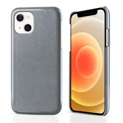 iPhone13 mini ケース アイフォン13ミニ  レザー ハード ケース 【Color】 グレー
