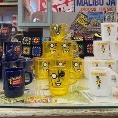 【ミスターピーナッツ】選べる3個セット（ネイビー・ホワイト・イエロークリア） マグマップ STACKING MUG-PLANTERS アメリカン雑貨 ガレージ  ミルキーマグカップ スタッキングマグカップ コップ タンブラー キャンプ アウトドア 釣り