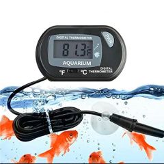 アクアリウム 水槽 用 防水電子 水温計,デジタルLCDディスプレイセンサー,プローブ付き温度コントローラー,St-3
