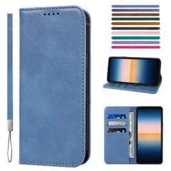 Xperia 10 Ⅳ ケース 手帳型 高質PUレザー Xperia 10 Ⅳ カバー SO-52C ケース SOG07 耐衝撃 内蔵マグネット開閉式 エクスペリア 10 Ⅳ ケース ベルトなし スマホケース おしゃれ カードポケット スタンド機能 便利 スプ