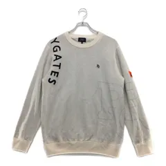 中古 メンズ パーリーゲイツ PEARLY GATES セーター 4(M) 白 裏地付き カシミヤ混 シンプル