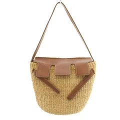 ✨️貴重✨️ SEA シー かごバッグ キャメル Sサイズ レザー 革 SEA BASKET BAG（MEDIUM）