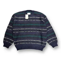定価57200円 新品 stein 22AW Silk Mohair Fair Isle Knit  シルク モヘア フェアアイル ニット セーター シュタイン ST.452  ダークネイビーのサムネイル