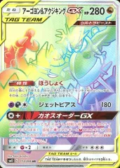 【中古】ポケモンカードゲーム 113/095[HR]：(キラ)アーゴヨン＆アクジキングGX