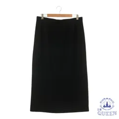 ☆美品☆ ボトムス スカート シンプル キレイめ ロング丈 大きいサイズ レディース ブラック 102 901-10707 送料無料 古着