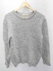 ◇ JOURNAL STANDARD ジャーナルスタンダード ケーブルニット 長袖 ニット セーター サイズL ライトグレー系 レディース P  【1406180056421】