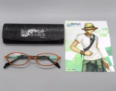FGO ギルガメッシュ 執事眼鏡 受注特典 眼鏡拭き カードミラー ギルガメッシュ モデル Mサイズ / 執事眼鏡eyemirror ONLINE SHOP
