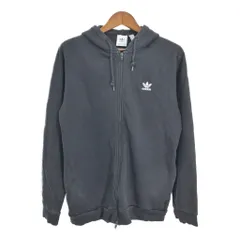 adidas アディダス パーカー ブラック (メンズ L) 中古 古着 S2684