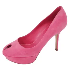 美品 セルジオロッシ SERGIO ROSSI パンプス スウェードレザー ヒー