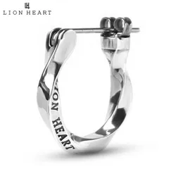 【新品】ライオンハート LION HEART  HOWL クロッシングピアス ツイストクラシックロゴ シルバー925製  1EA197A0SV【国内正規品】