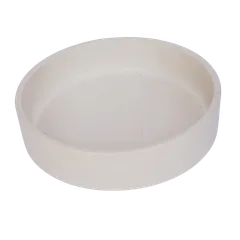 白マット丸水盤 8号　（信楽焼き・陶器・花瓶・花入れ・花器・壺・壷・つぼ・水盤・フラワーベース・生け花・アレンジ・華道・B021-08)