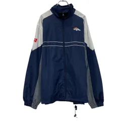 Dunbrooke ナイロン ジャケット XL ネイビー ホワイト ビッグサイズ フルジップ 古着卸 アメリカ仕入 a609-5519