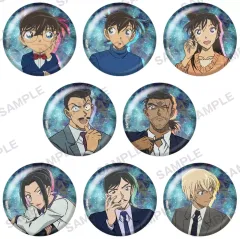 【中古】バッジ・ビンズ 全8種セット 「名探偵コナン トレーディングホログラム缶バッジ vol.6」