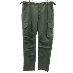 usa古着 ティンバーランド ジッパーナイロンパンツ ギミック 38 ワイド極太 00s Timberland Performance Nylon Pants 黒 L ティンバーランド