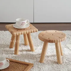 韓国ソバン小盤現代モダンラウンドウッドプレート ホワイト