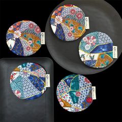 和柄コースター 5枚セット【大和撫子】