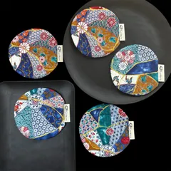 和柄コースター 5枚セット【大和撫子】