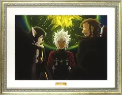 【中古】原画イラストボード A3版)Fate/Apocrypha コンセプトアートキャラファイングラフ(シロウ・コトミネ/赤のアサシン/赤のキャスター)