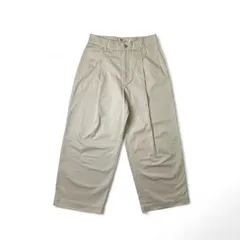 Traditional Weather Wear トラディショナル ウェザーウェア 1タック ミリタリー ワイド チノ パンツ SIZE：M