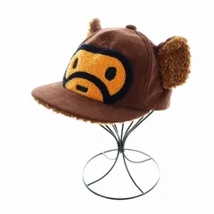 激レア❗️アベイシングエイプ BAPE ベビーマイロ キャップ 茶色 フリーサイズ 2025年最新】A BATHING APE キッズファッション小物 帽子の人気