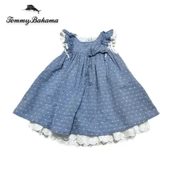 802◯ Tommy Bahama ワンピース　ドット柄　80