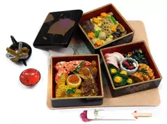【中古】食玩 トレーディングフィギュア 【シークレット2】12.おせち/黒色 「ぷちサンプルシリーズ16 和食日和」