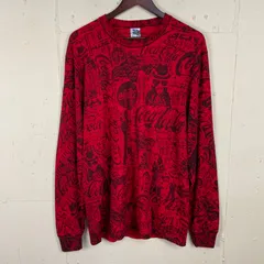 長袖TシャツロングTシャツ未使用品総柄コカコーラ古着メンズL f241113002