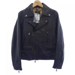 ビンテージイタリア製！チンクアンタレザージャケット38CINQUANTAネイビー ビンテージイタリア製！チンクアンタレザージャケット38CINQUANTAネイビー