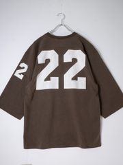 JACKSON MATISSEジャクソンマティス 2025SS 22 Football ナンバリング フットボールTシャツ新品【M】【MTSA78202】