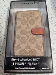 [新品] COACH / iPhone 13 mini / 2021 (5.4inchi) 手帳型ケース / 8605 / 0486 (W)