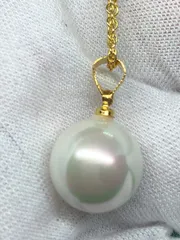 オーストラリアホワイトパール12mm ネックレス2576-3/4