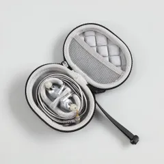 【迅速発送】に適用する Sennheiser IE900 IE800S IE600インイヤーHiFiイヤホン収納ボックスバッグカバー に適用するソニーIER-Z1R M7 M9ハードポータブル保護シェルスキンキャリングケース (黒)のサムネイル