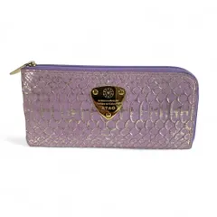 ATAO アタオ パイソンリュクスプラチナラベンダー L字長財布 限定品