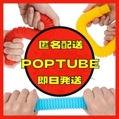 POPTUBE ポップチューブ　SNS おもちゃ　知育　お風呂　6本　カラフル