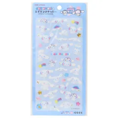 【メール便】シナモロール シールシート エポキシステッカー サンリオ カミオジャパン デコレーション キャラクター グッズ 