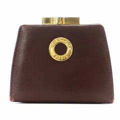 CELINE/セリーヌ】 馬車ロゴ金具 コインケース レザー ブラック