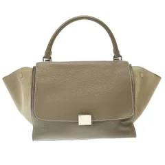 たか様 CÉLINE セリーヌ トラペーズ レザーショルダーバッグ トープ セリーヌ（CELINE）のトラペーズは年齢問わず愛される人気バッグ
