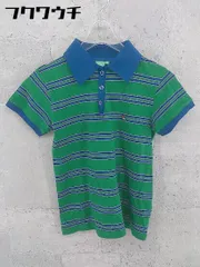 ◇ ◎ Arnold Palmer アーノルドパーマー 総柄 半袖 ポロシャツ サイズM グリーン ブルー レディース 【中古】 【1002802276958】