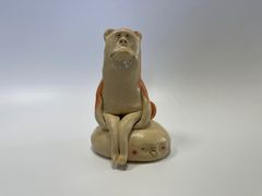 埴輪「パタスモンキー」【はにわ作家 松江直樹さんコラボ作品】