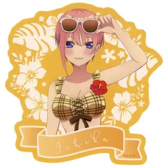 【中古】シール・ステッカー 中野一花 ダイカットステッカー 「五等分の花嫁∬×よみうりランド」