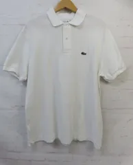 【中古】LACOSTE ラコステ ポロシャツ L1212-001-212 ホワイト 5 991854395