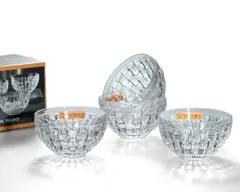 ⭐︎新品未使用⭐︎ 【NACHTMANN】ガラス製 バスケット 赤 ヴィンテージ ⭐︎新品未使用⭐︎ 【NACHTMANN】ガラス製 バスケット 赤