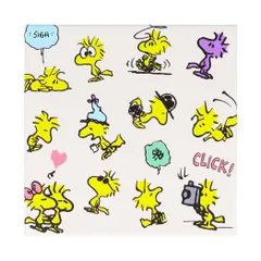 【メール便】ウッドストック&スヌーピー メモ帳 箱入りメモ アイボリー ピーナッツ サンスター文具 プレゼント かわいい キャラクター グッズ 