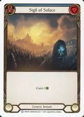 【中古】Flesh and Blood 1HP389[R]：Sigil of Solace (3)